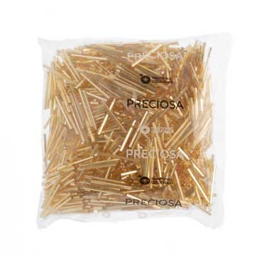 Czech Bugles Silver Lined Gold