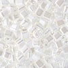 Czech Seed Beads KARO 5x5mm Opaque Chalk White Luster