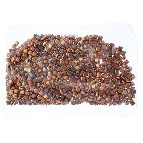 Czech Seed Beads KARO 5x5mm Metallic