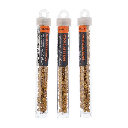 Czech Rola Beads 4.5mm apx 20g Vial Opaque Travertine