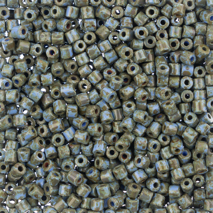 Czech Rola Beads 4.5mm apx 20g Vial Opaque Travertine