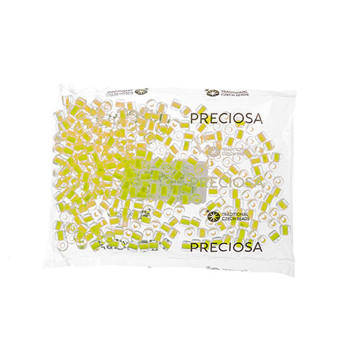 Czech Rola Beads Transparent Crystal Color Lined 