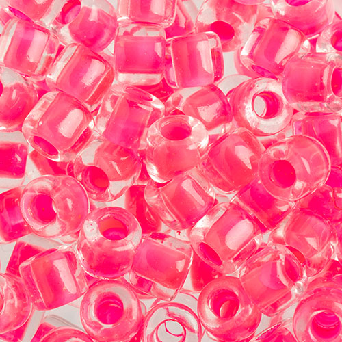 Czech Rola Beads Transparent Crystal Color Lined