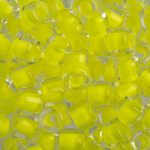 Czech Rola Beads Transparent Crystal Color Lined