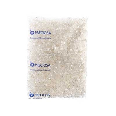 Czech Tiny Flats Silver Lined