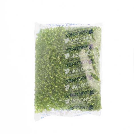 Czech Tiny Flats Silver Lined