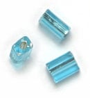 Czech Tiny Flats Silver Lined