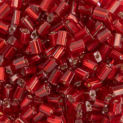 Czech Tiny Flats Silver Lined