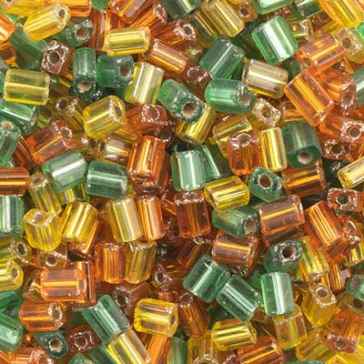 Czech Tiny Flats Silver Lined