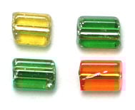 Czech Tiny Flats Silver Lined