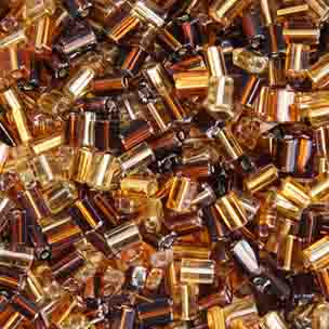 Czech Tiny Flats Silver Lined