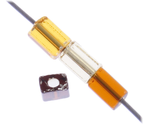 Czech Tiny Flats Silver Lined