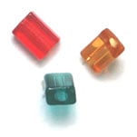 Czech Tiny Flats 5x3.5mm Transparent Mix