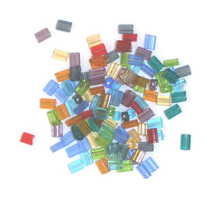 Czech Tiny Flats 5x3.5mm Transparent Mix