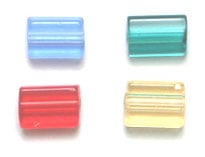 Czech Tiny Flats 5x3.5mm Transparent Mix
