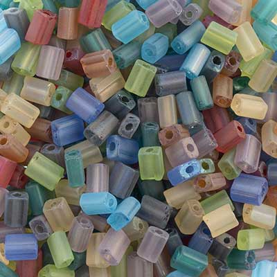 Czech Tiny Flats 5x3.5mm Transparent Mix