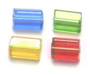 Czech Tiny Flats 5x3.5mm Transparent Mix