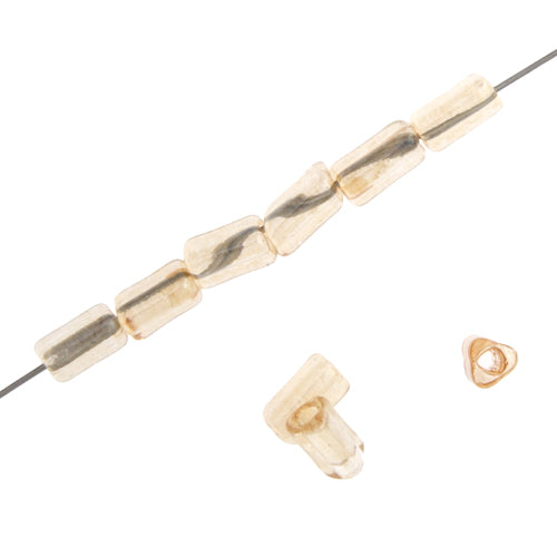Czech Triangular Beads Luster Triangle Hole