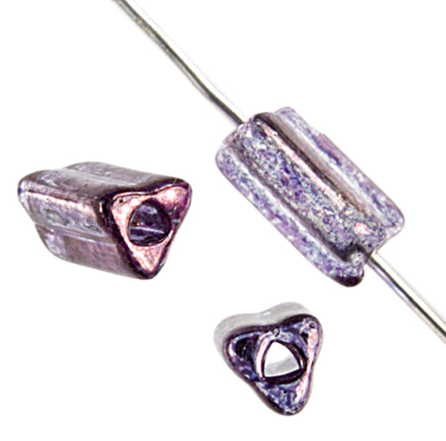 Czech Triangular Beads Luster Triangle Hole