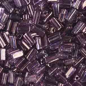 Czech Triangular Beads Luster Triangle Hole