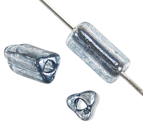 Czech Triangular Beads Luster Triangle Hole