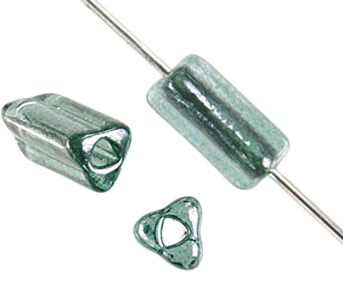 Czech Triangular Beads Luster Triangle Hole
