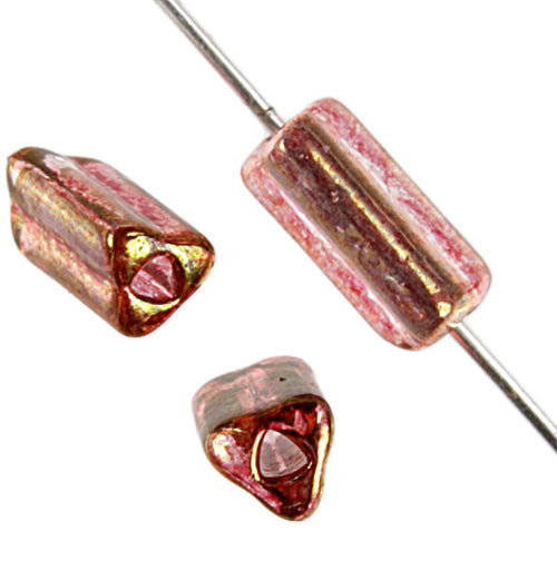 Czech Triangular Beads Luster Triangle Hole