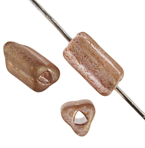 Czech Triangular Beads Luster Triangle Hole