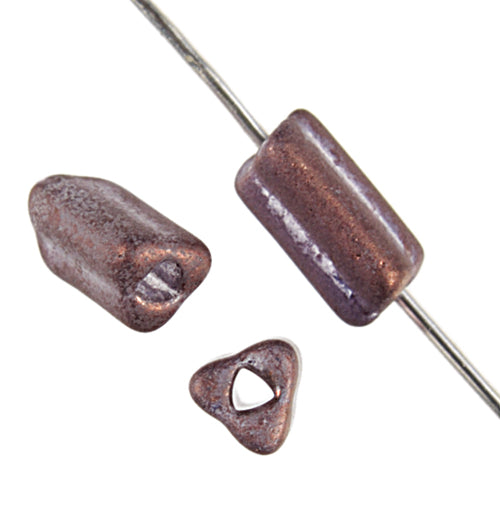 Czech Triangular Beads Luster Triangle Hole