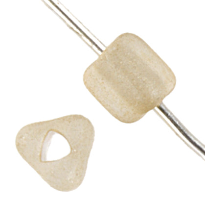 Czech Triangular Beads Luster Triangle Hole