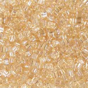 Czech Triangular Beads Luster Triangle Hole