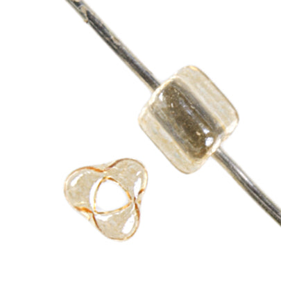 Czech Triangular Beads Luster Triangle Hole