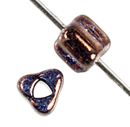 Czech Triangular Beads Luster Triangle Hole