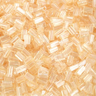 Czech Rectangle Beads 5x2.6mm Luster Square Hole