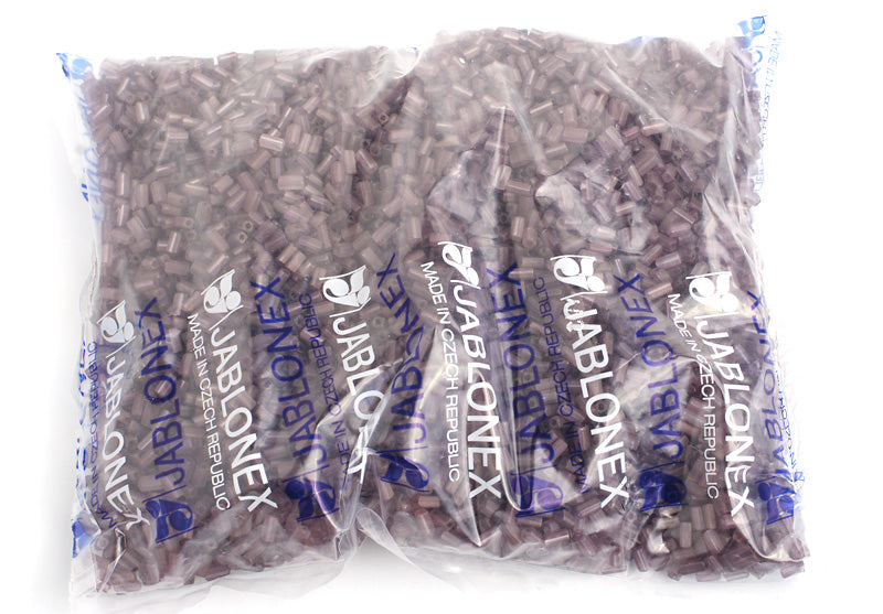 Czech Rectangle Beads 5x2.6mm Luster Square Hole