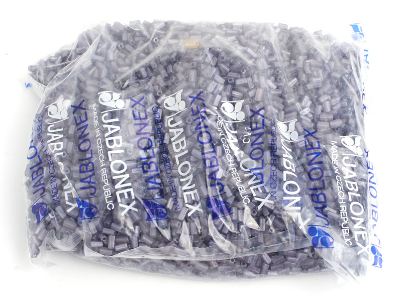 Czech Rectangle Beads 5x2.6mm Luster Square Hole