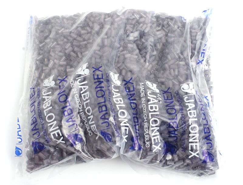 Czech Rectangle Beads 5x2.6mm Luster Square Hole