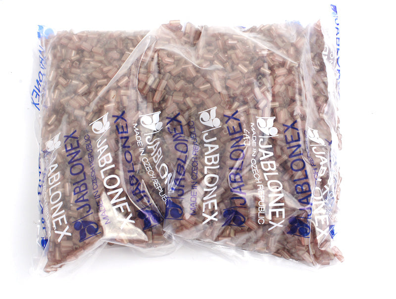 Czech Rectangle Beads 5x2.6mm Luster Square Hole