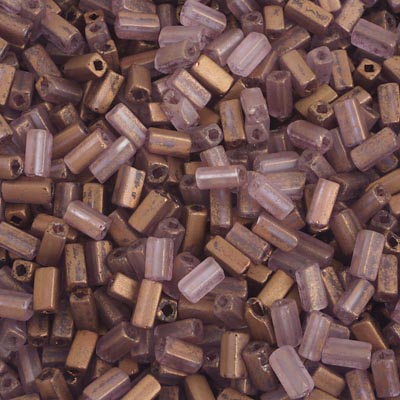 Czech Rectangle Beads 5x2.6mm Luster Square Hole