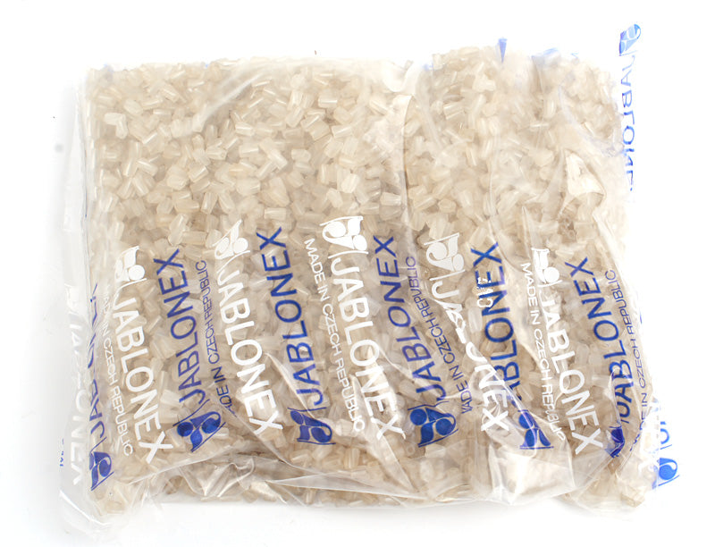 Czech Twisted Rectangle Beads 5x2.6mm Luster Square Hole