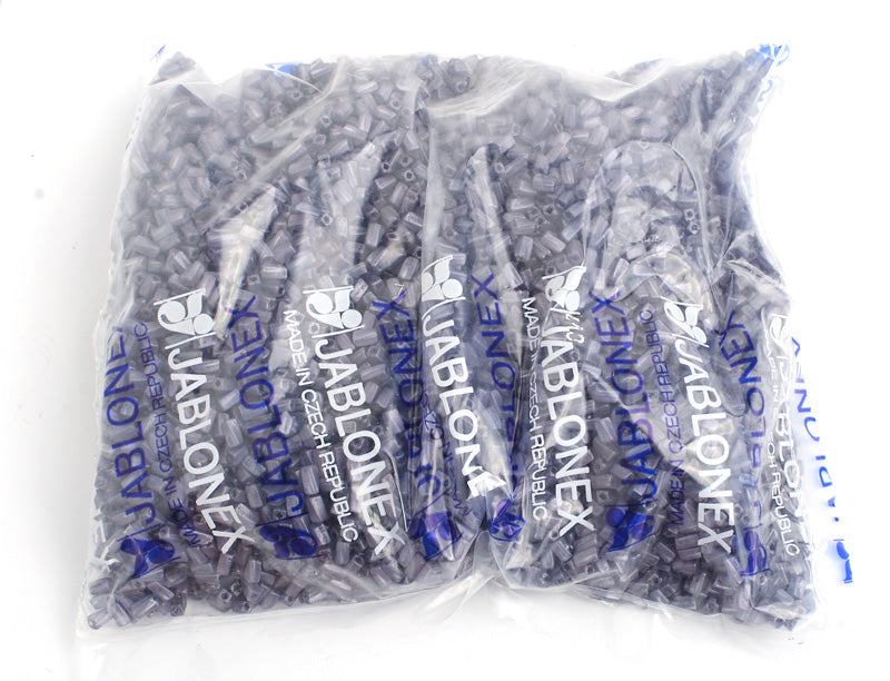 Czech Twisted Rectangle Beads 5x2.6mm Luster Square Hole