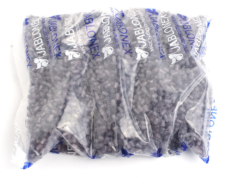 Czech Twisted Rectangle Beads 5x2.6mm Luster Square Hole