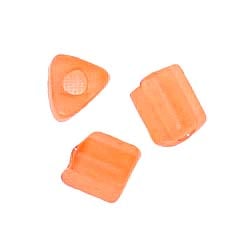Czech Triangular Beads 5x5mm Matte Solgel