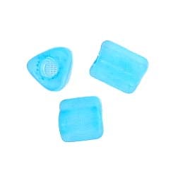 Czech Triangular Beads 5x5mm Matte Solgel