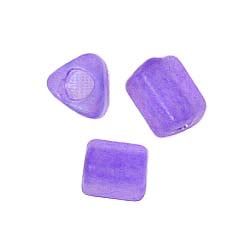 Czech Triangular Beads 5x5mm Matte Solgel