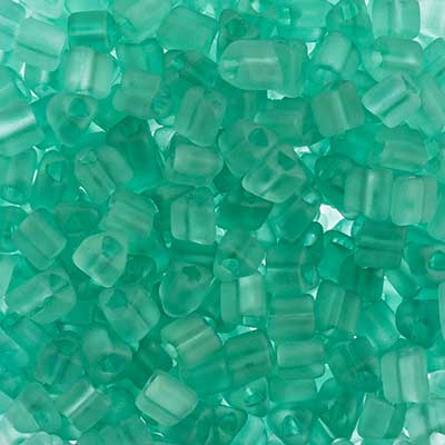 Czech Triangular Beads 5x5mm Matte Solgel