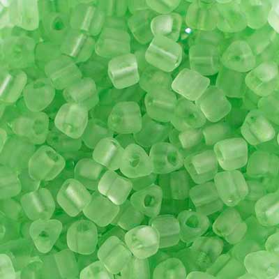 Czech Triangular Beads 5x5mm Matte Solgel