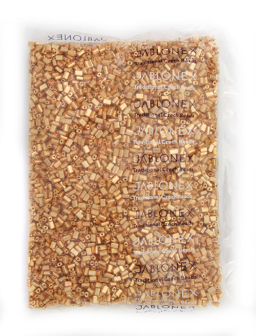 Czech Tiny Flats 5x3.5mm Metallic Terra Color