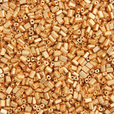 Czech Tiny Flats 5x3.5mm Metallic Terra Color