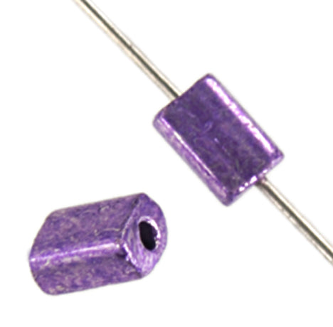 Czech Tiny Flats 5x3.5mm Metallic Terra Color